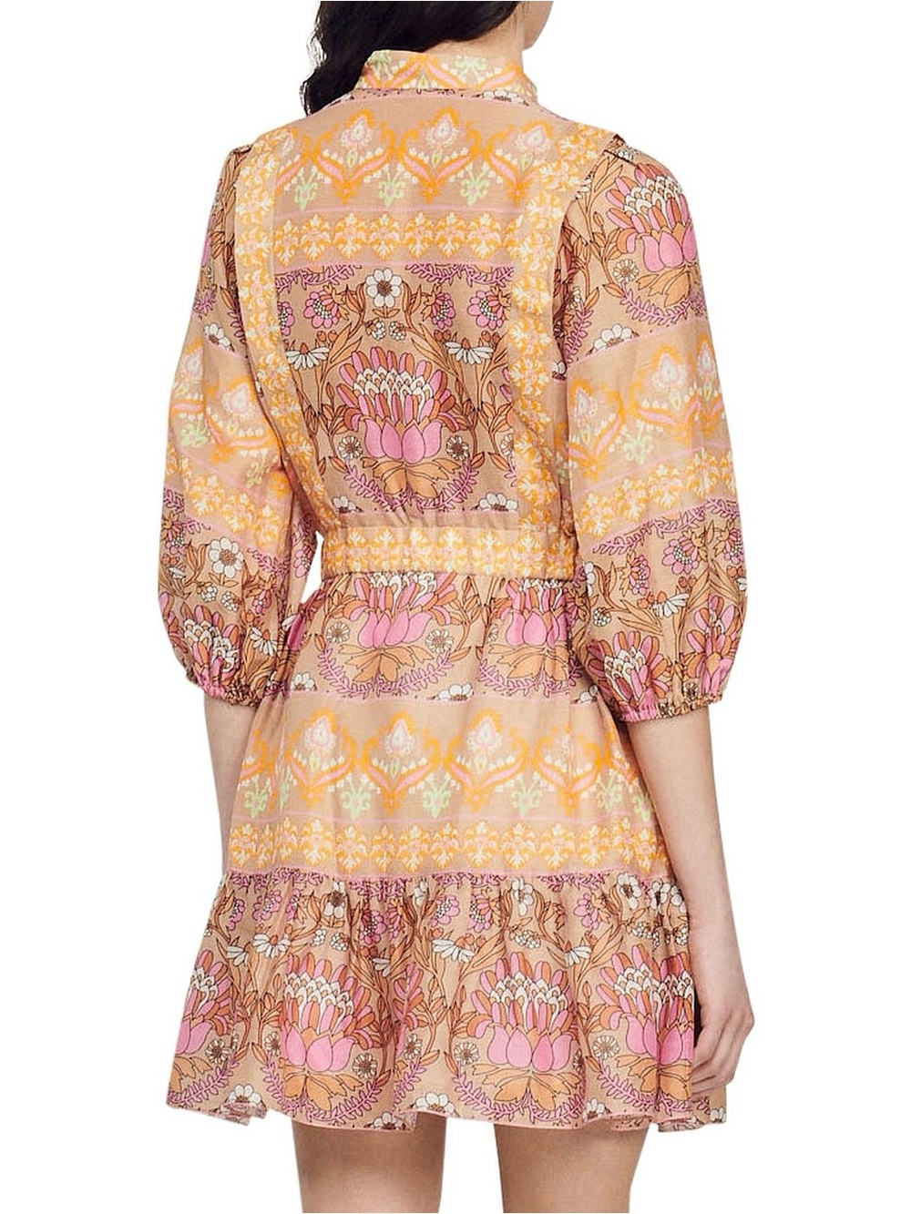 Sandro
Linen Floral Ruffled Dress $565🔥 - Picture 3 of 8
